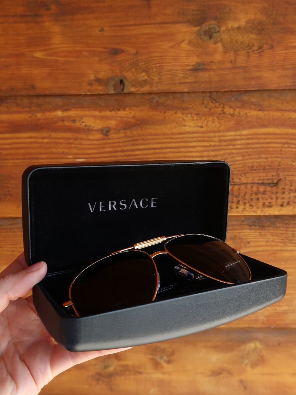 BRAND NEW Versace Aviator Sunglasses - Picture 2 of 11